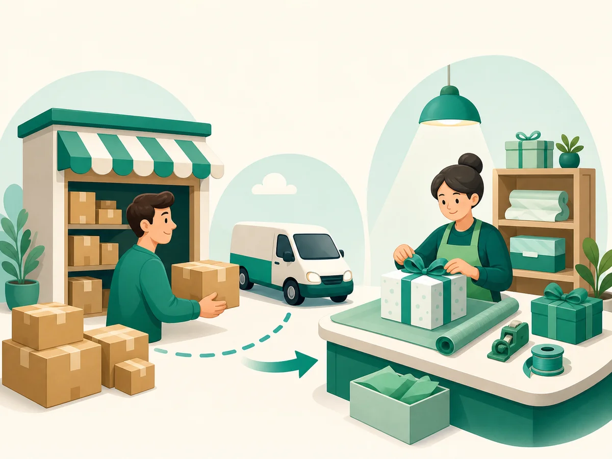 ร้านส่งสินค้าให้ SmoothGift ห่อและจัดส่ง